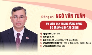 Đồng chí Ngô Văn Tuấn, Ủy viên Trung ương Đảng, Bộ trưởng Bộ Tài chính